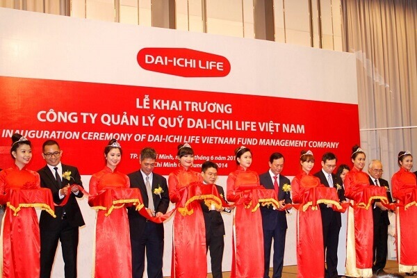 Backdrop khai trương công ty quản lý quỹ DAI-ICHI LIFE Việt Nam