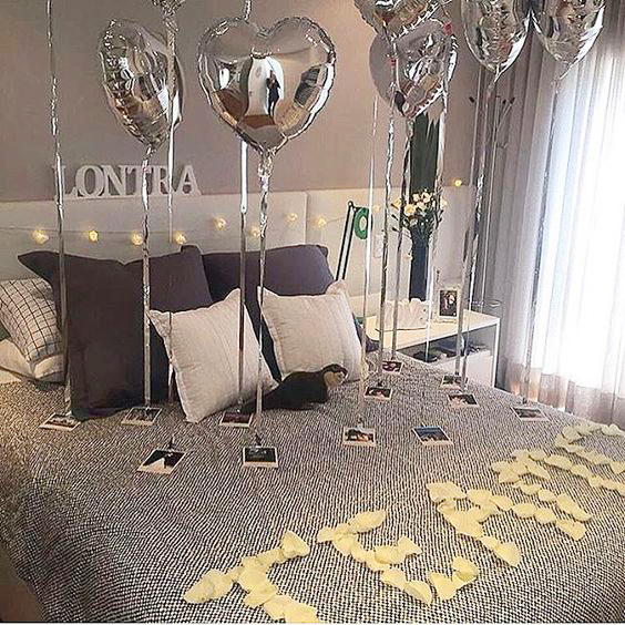Trang trí phòng sinh nhật cho người yêu đơn giản