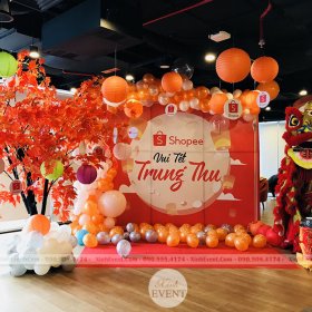 Xinh Event trang trí sự kiện trung thu tại Shopee 2019