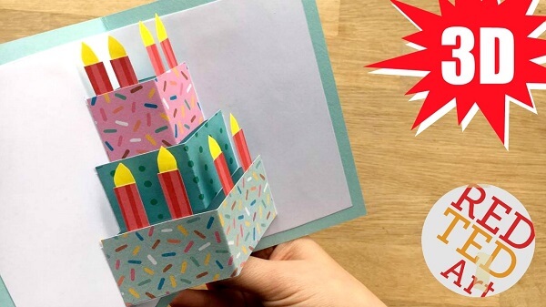 Thiệp mời 3D tự làm cùng dịch vụ tổ chức sinh nhật cho bé tại nhà