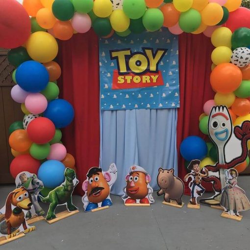 Backdrop sih nhật chủ đề Toy Story với thiết kế khổng lồ và vô cùng dễ thương XV297