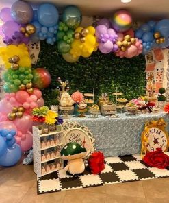 Trang trí sinh nhật trọn gói cho bé gái Alice in Wonderland XV408