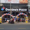 Cổng chào sự kiện kép trang trí Domino Pizza XV529