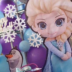 Tiểu cảnh trang trí sinh nhật Elsa XV521