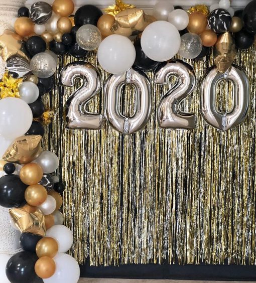 Backdrop sự kiện vàng đồng đón chào năm mới 2020 XV604