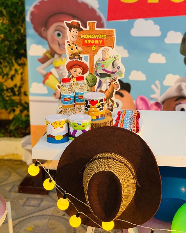 Phụ kiện trang trí bàn quà sinh nhật chủ đề Toy Story XV668