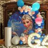 Backdrop sinh nhật Elsa trong Frozen XV691