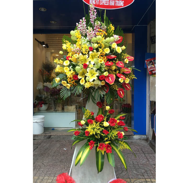 Hoa tặng khai trương cửa hàng