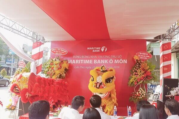 Mẫu backdrop MARITIME BANK Ô MÔN