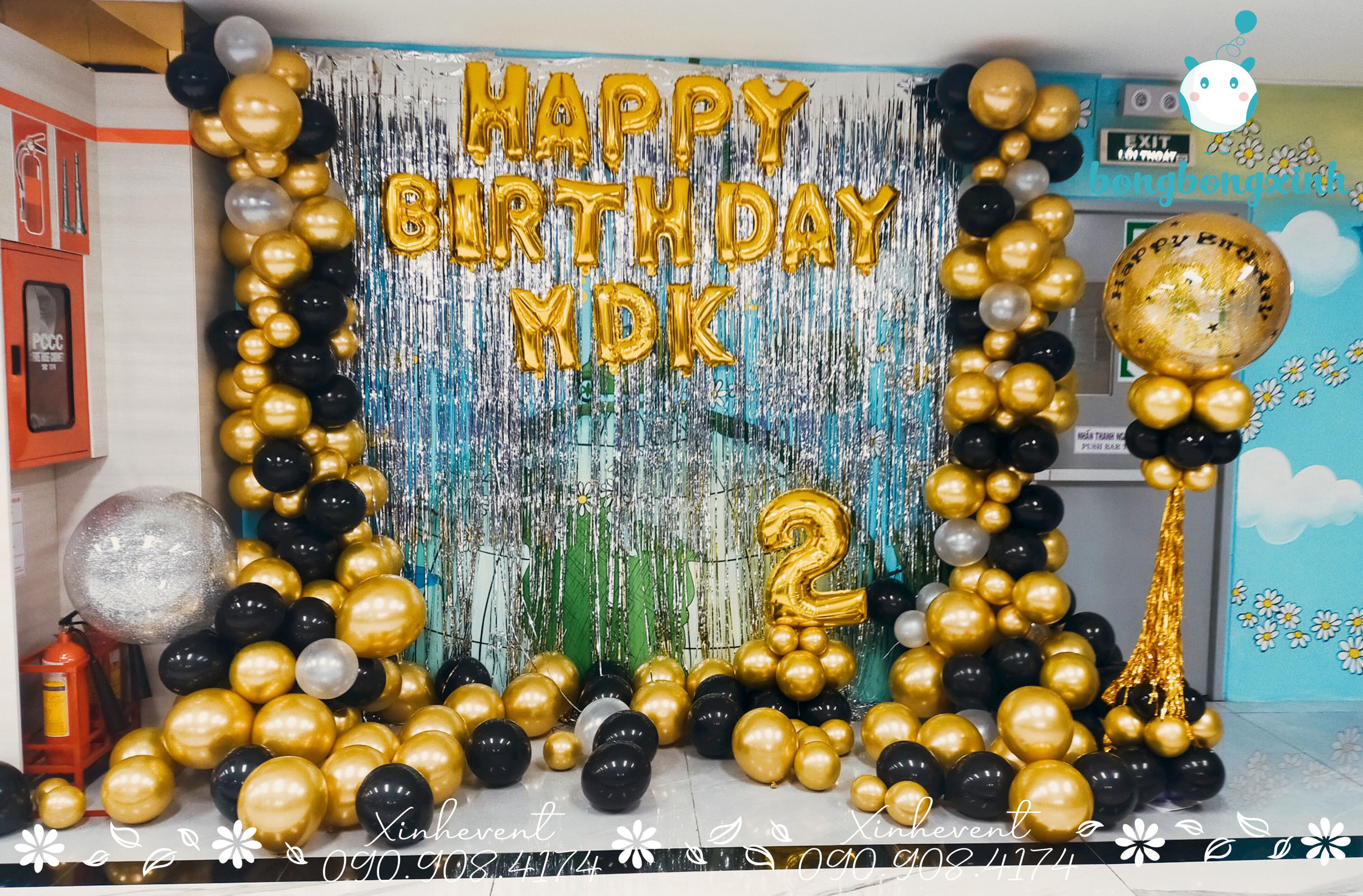 Trang trí sinh nhật công ty MDK