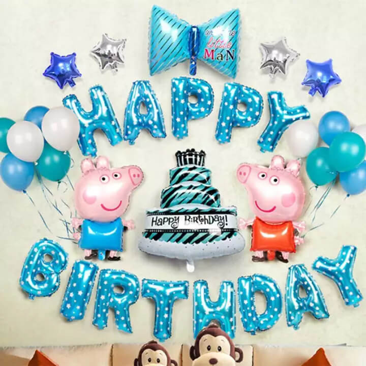 Phụ kiện trang trí sinh nhật Peppa Pig